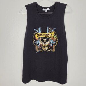 Daydreamer Guns N' Roses Graphic Muscle Tank Top Sleeveless Black Size L
